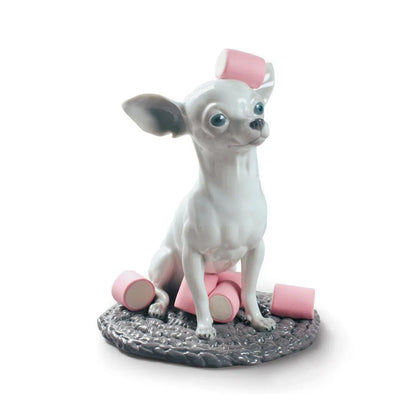 Chihuahua With Marshmallows Dog Figurine (Lladro Special Order)