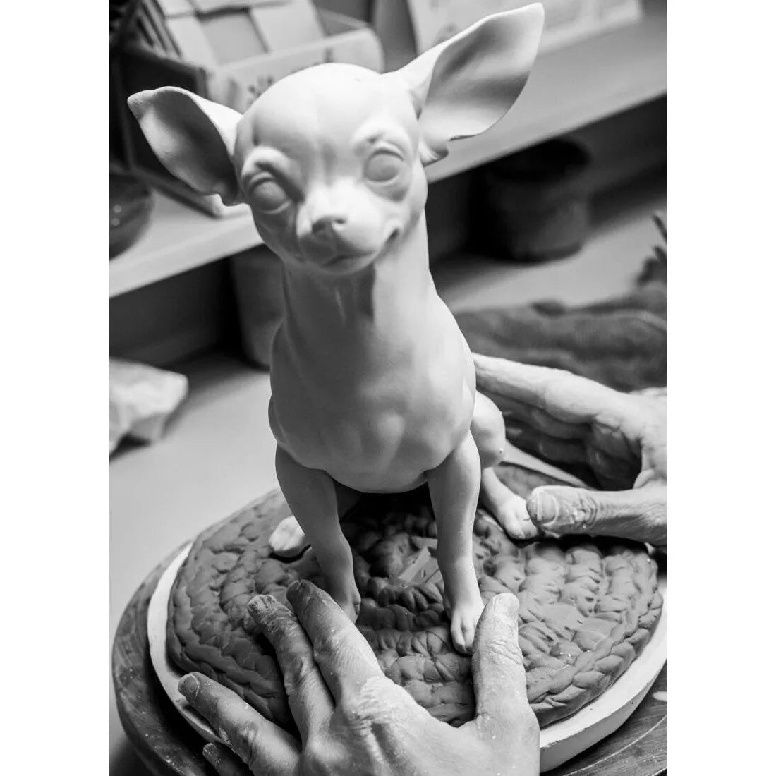 Chihuahua With Marshmallows Dog Figurine (Lladro Special Order)