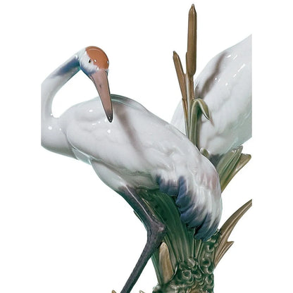 Courting Cranes Sculpture - (Lladro Special Order)