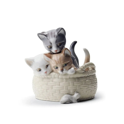 Curious Kittens Figurine (Lladro Special Order)