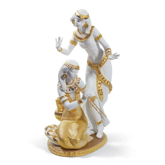 Dancers From The Nile Figurine - Golden Lustre (Limited Edition) (Lladro Special Order)