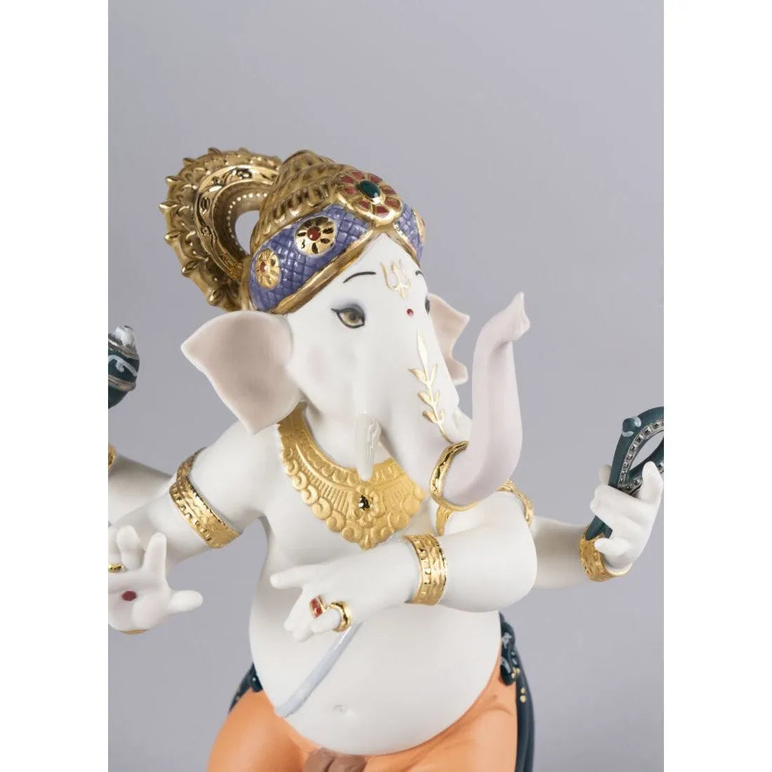 Dancing Ganesha Figurine (Limited Edition) (Lladro Special Order)