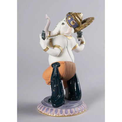 Dancing Ganesha Figurine (Limited Edition) (Lladro Special Order)