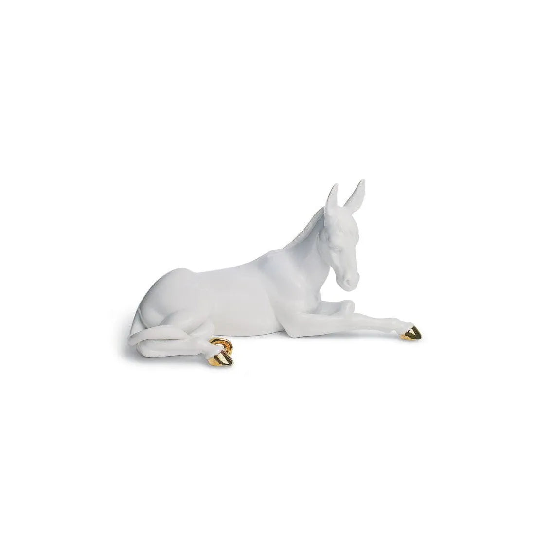 Donkey Nativity Figurine - Golden Lustre (Lladro Special Order)