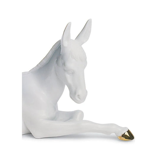 Donkey Nativity Figurine - Golden Lustre (Lladro Special Order)