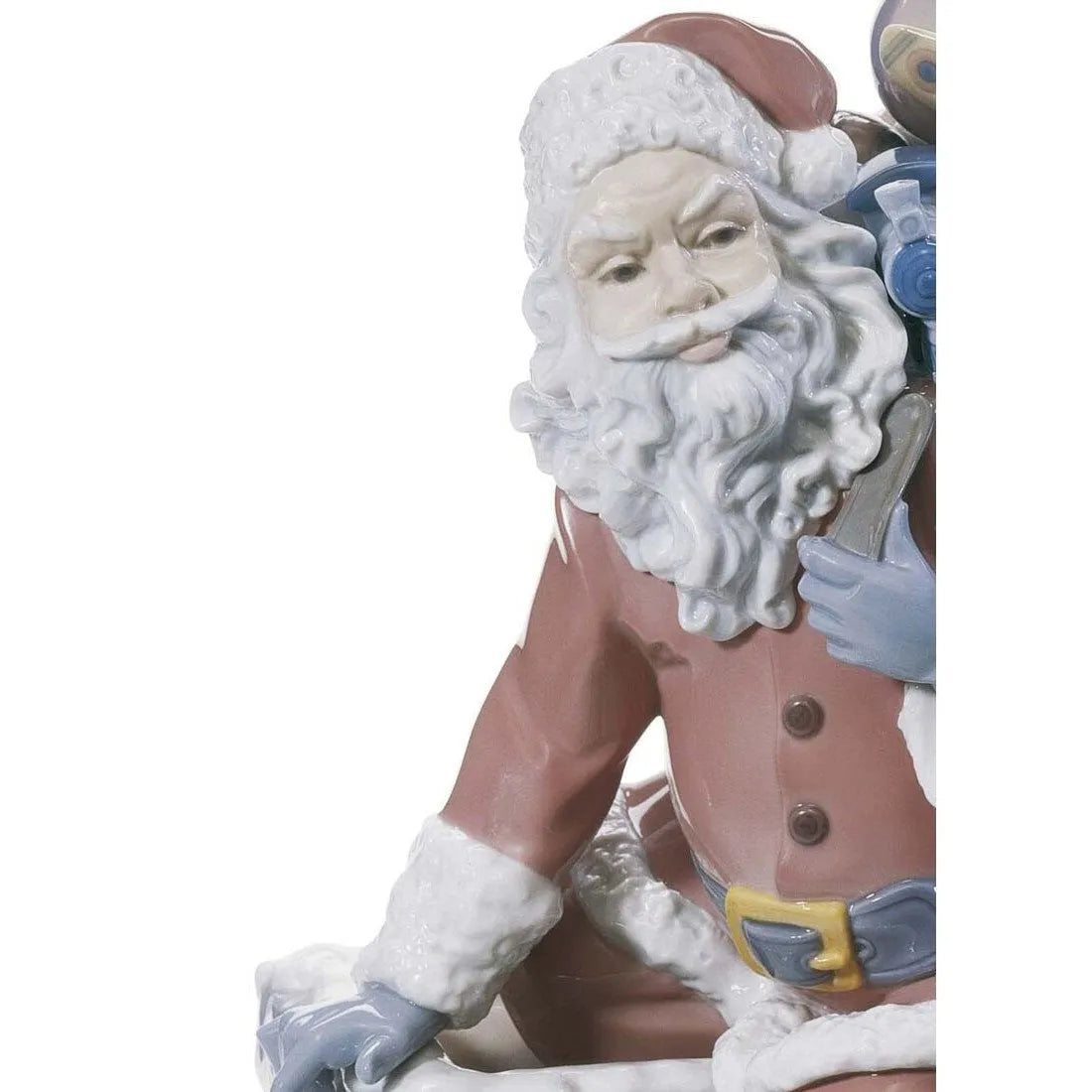 Down The Chimney Santa Figurine (Limited Edition) (Lladro Special Order)