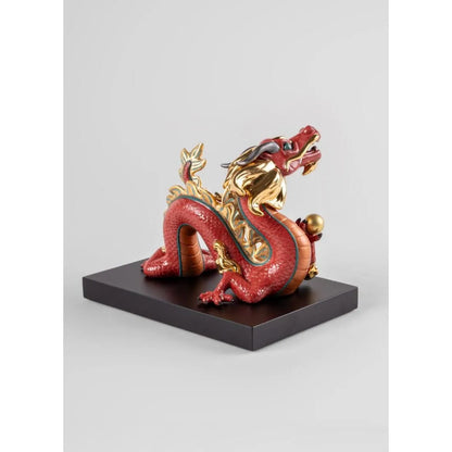 Dragon Sculpture - Red (Limited Edition) (Lladro Special Order)