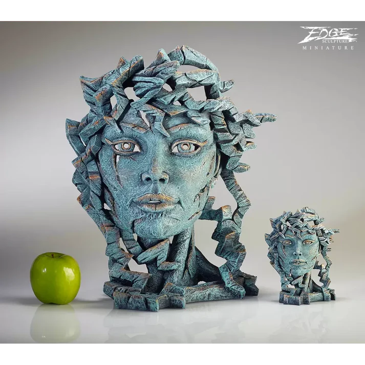 Venus Bust Sculpture -Teal Mini (Edge Sculpture by Matt Buckley)