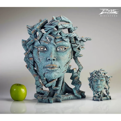 Venus Bust Sculpture -Teal Mini (Edge Sculpture by Matt Buckley)