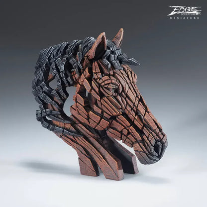 Horse Bust Bay Sculpture Mini (Edge Sculpture by Matt Buckley)