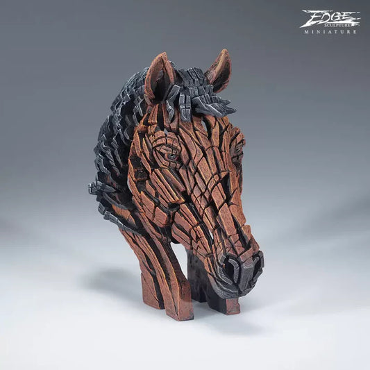 Horse Bust Bay Sculpture Mini (Edge Sculpture by Matt Buckley)