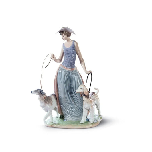 Elegant Promenade Woman Figurine (Lladro Special Order)