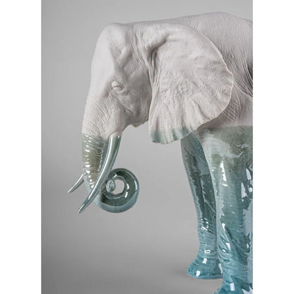 Elephant - Underwater Sculpture (Lladro Special Order)