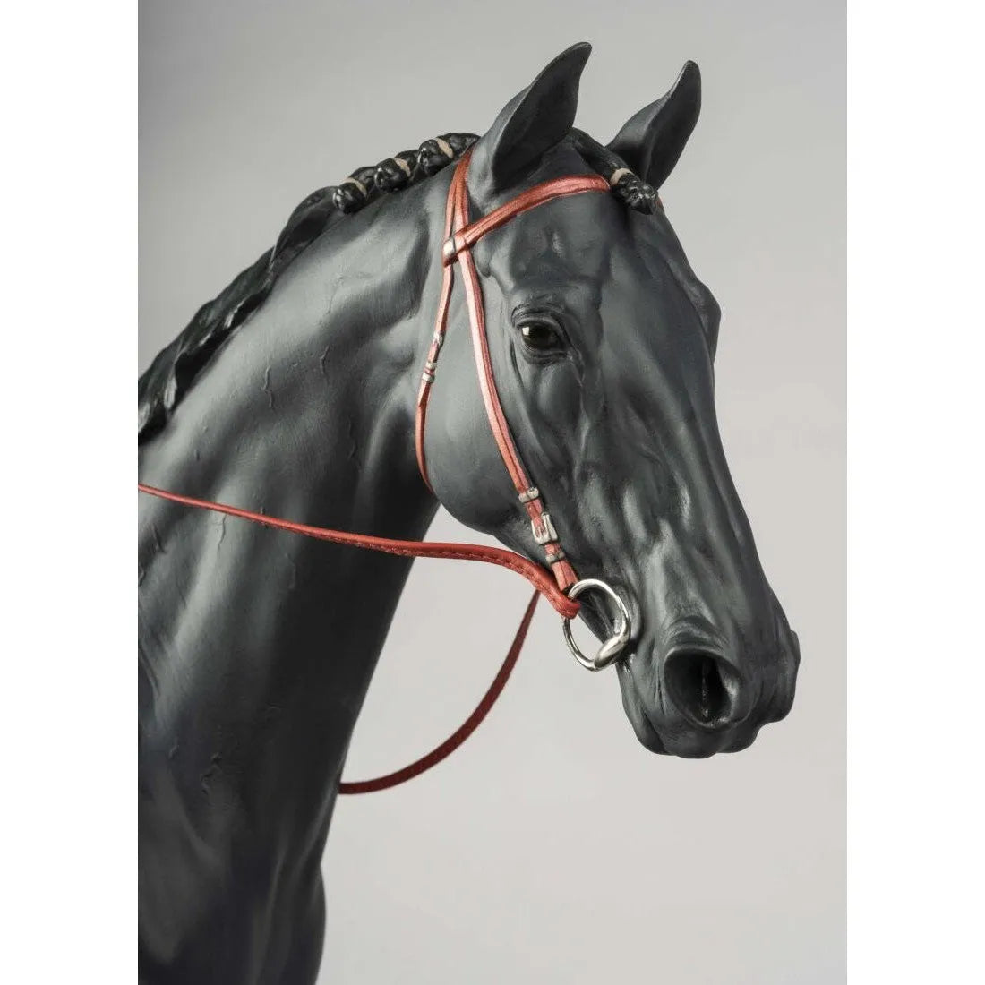 English Purebred Horse Sculpture (Lladro Special Order)