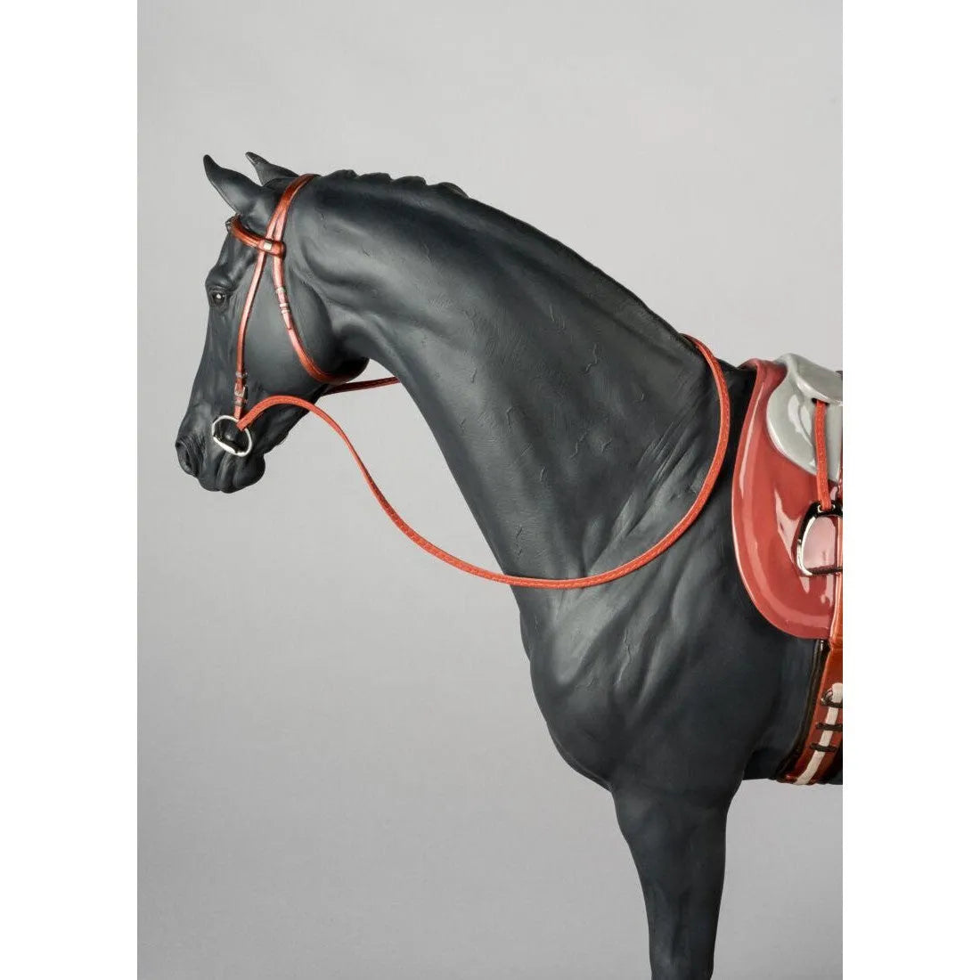 English Purebred Horse Sculpture (Lladro Special Order)