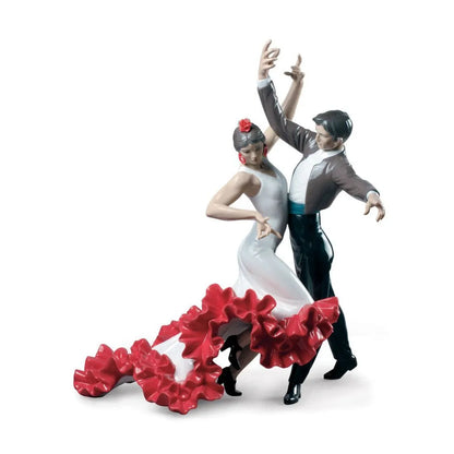 Flamenco Dancers Couple Figurine (Lladro Special Order)