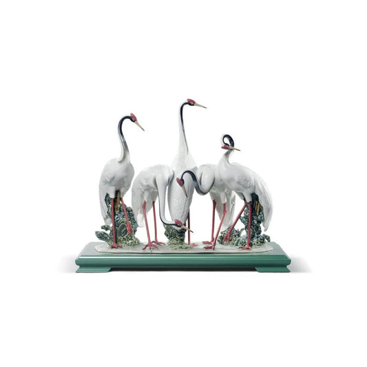 Flock Of Cranes Sculpture (Limited Edition) (Lladro Special Order)