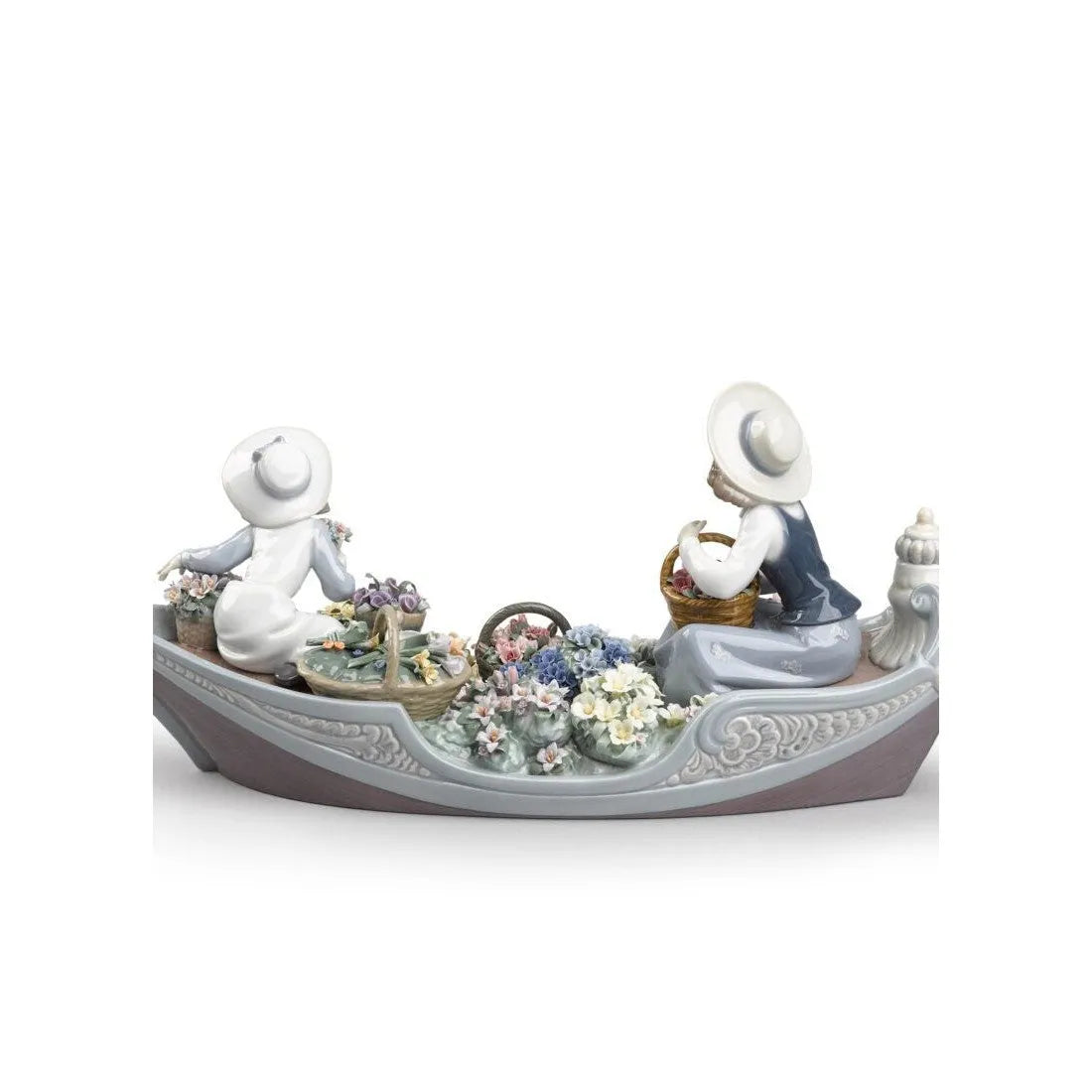 Flowers Forever Girls Sculpture (Lladro Special Order)