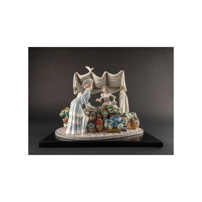 Flowers Market Sculpture (Limited Edition) (Lladro Special Order)