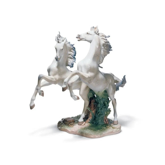 Free As The Wind Horses Sculpture (Limited Edition) (Lladro Special Order)