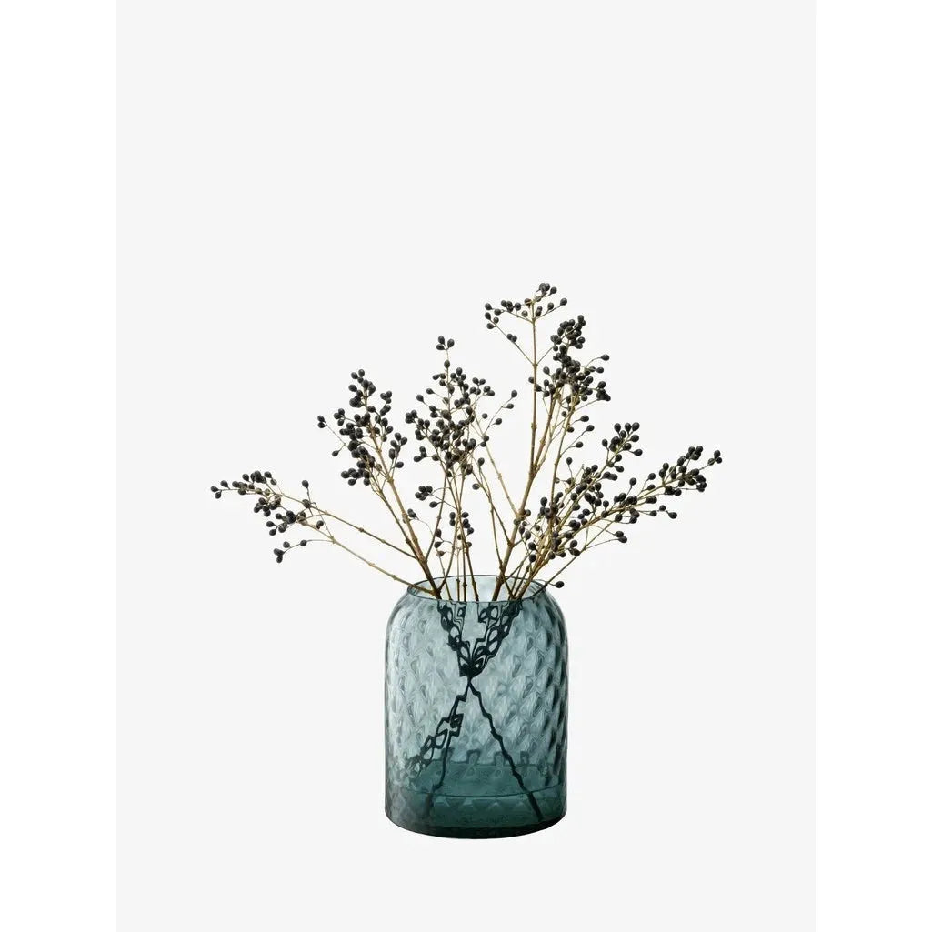 Dapple Vase Water Blue 16cm (LSA)