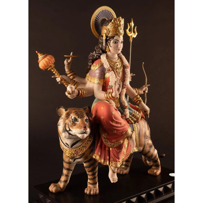 Goddess Durga Sculpture (Limited Edition) (Lladro Special Order)