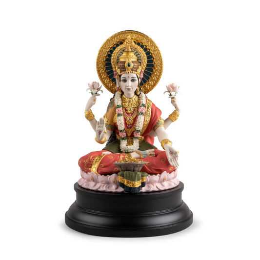 Goddess Lakshmi Sculpture (Limited Edition) (Lladro Special Order)