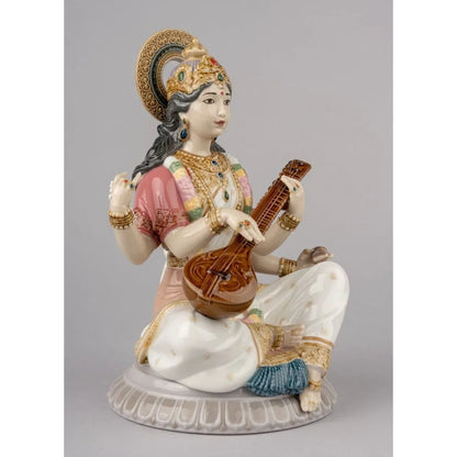 Goddess Saraswati Figurine (Lladro Special Order)