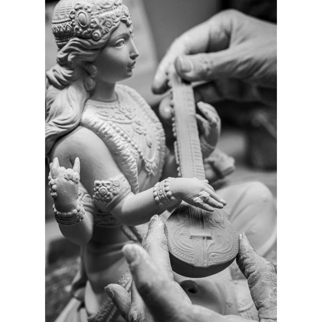 Goddess Saraswati Figurine (Lladro Special Order)