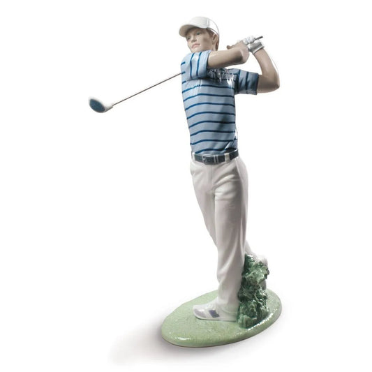 Golf Champion Man Figurine (Lladro Special Order)