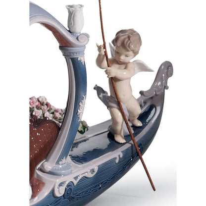 Gondola Of Love Goddess Sculpture (Limited Edition) (Lladro Special Order)