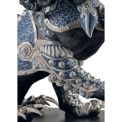 Guardian Lion Sculpture - Black (Limited Edition) (Lladro Special Order)