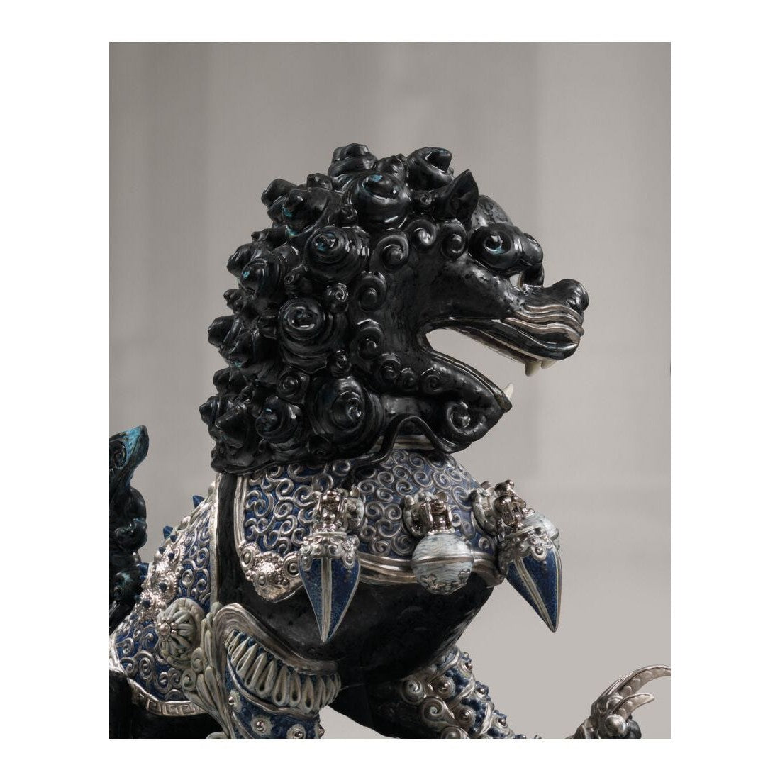 Guardian Lioness Sculpture - Black (Limited Edition) (Lladro Special Order)