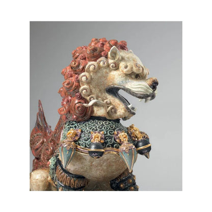 Guardian Lioness Sculpture - Red (Limited Edition) (Lladro Special Order)