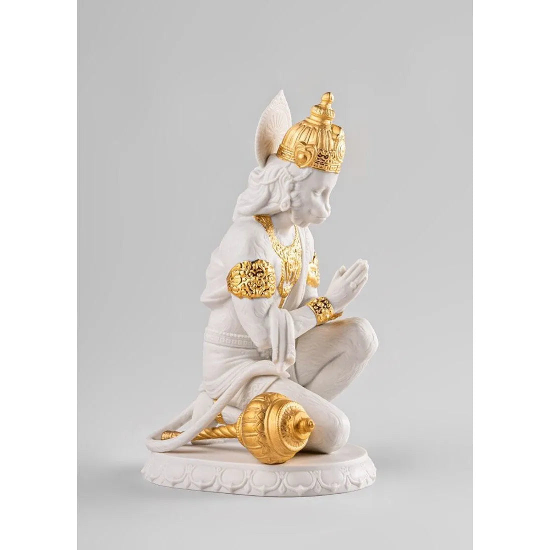 Hanuman Sculpture - Golden Luster (Lladro Special Order)