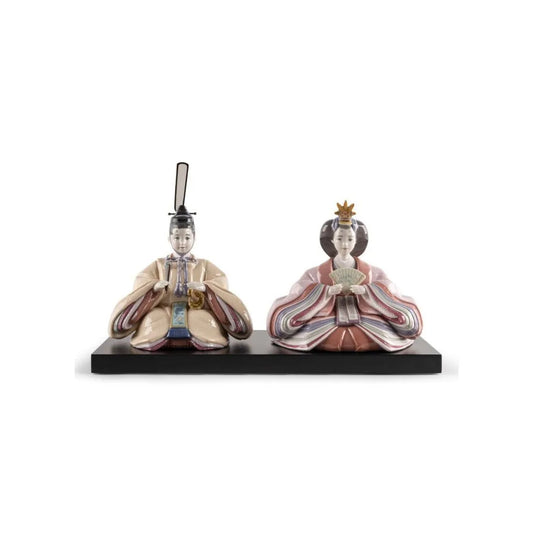 Hina Dolls Figurine - Beige & Pink (Lladro Special Order)