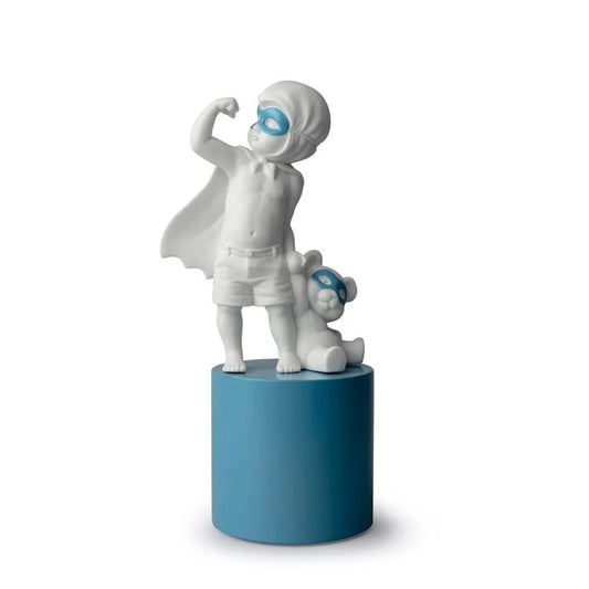 I Have Super Powers Baby Boy Figurine (Lladro Special Order)