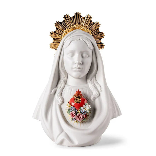 Immaculate Heart Of Mary Sculpture (Lladro Special Order)