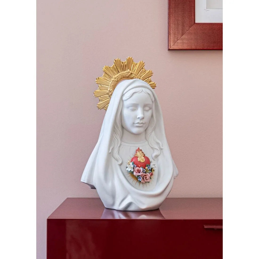 Immaculate Heart Of Mary Sculpture (Lladro Special Order)