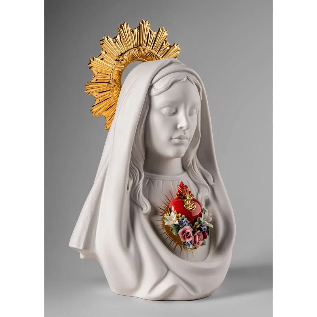 Immaculate Heart Of Mary Sculpture (Lladro Special Order)