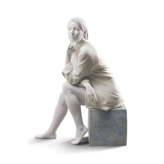 In My Thoughts Woman Figurine (Lladro Special Order)