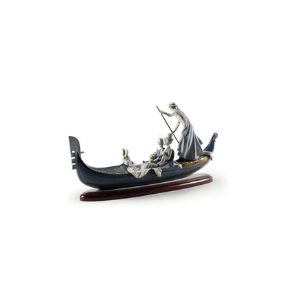 In The Gondola Couple Sculpture (Numbered Edition) (Lladro Special Order)