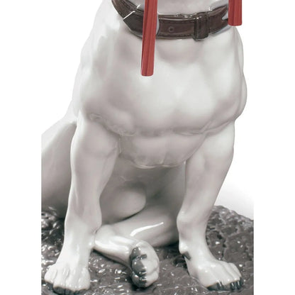 Jack Russell With Licorice Dog Figurine (Lladro Special Order)