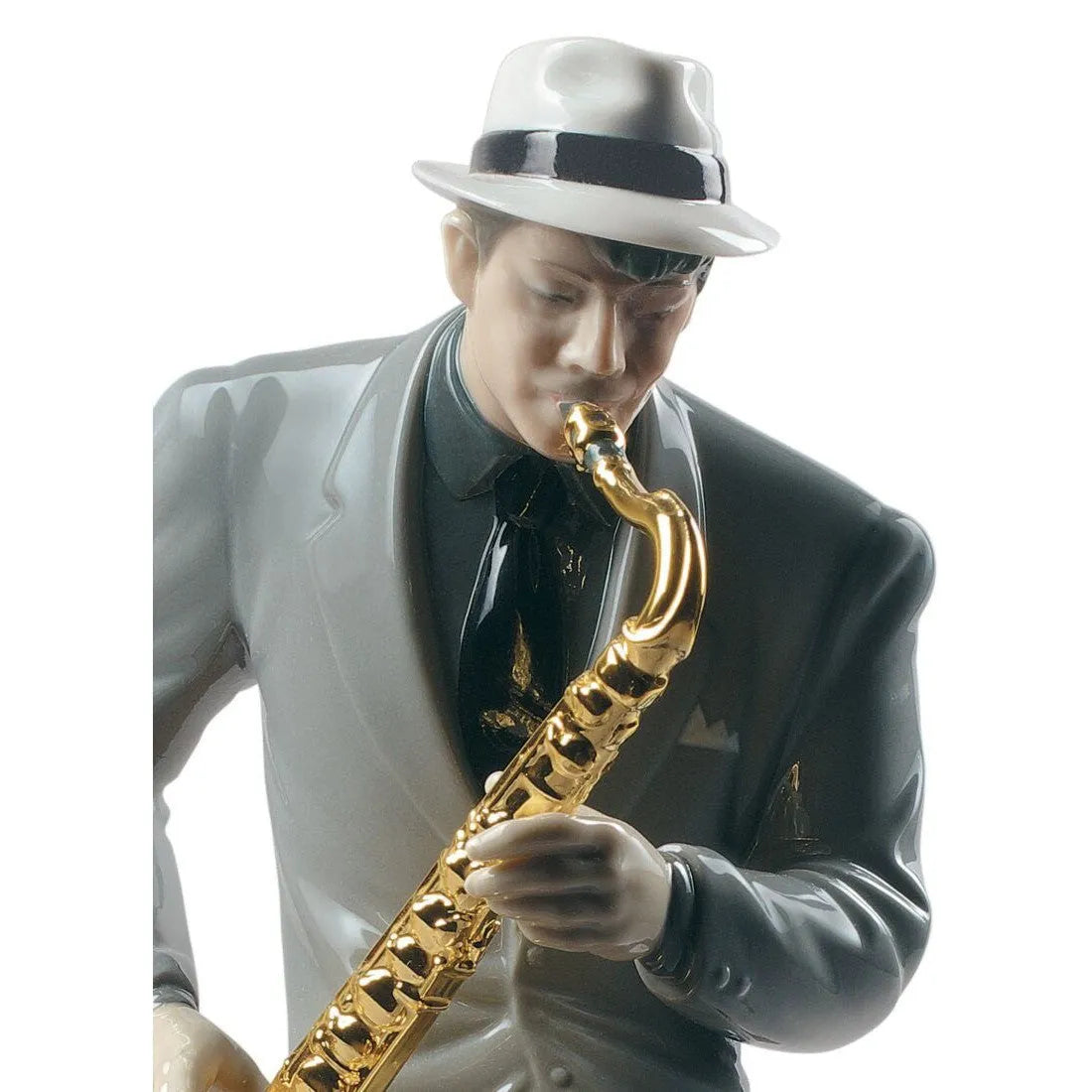 Jazz Saxophonist Figurine (Lladro Special Order)