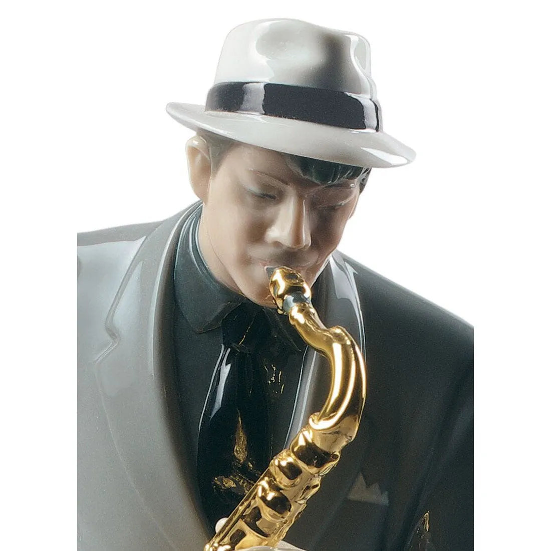 Jazz Saxophonist Figurine (Lladro Special Order)