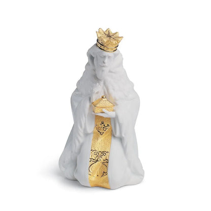 King Gaspar Nativity Figurine - Golden Lustre (Lladro Special Order)