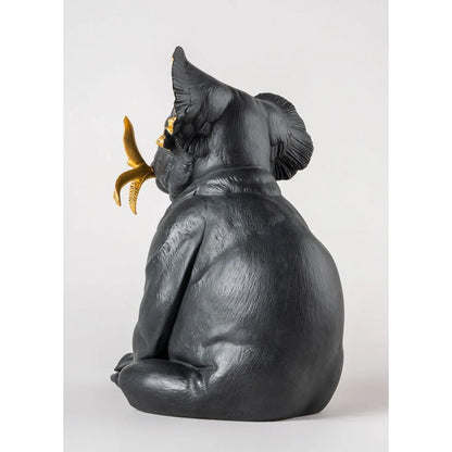 Koala Sculpture - Black-Gold (Limited Edition) (Lladro Special Order)