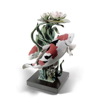 Koi Fish Sculpture (Limited Edition) (Lladro Special Order)