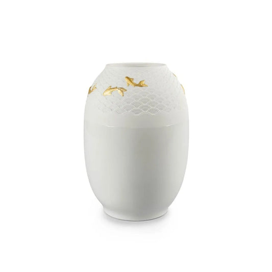 Koi Vase - Golden Luster (Lladro Special Order)