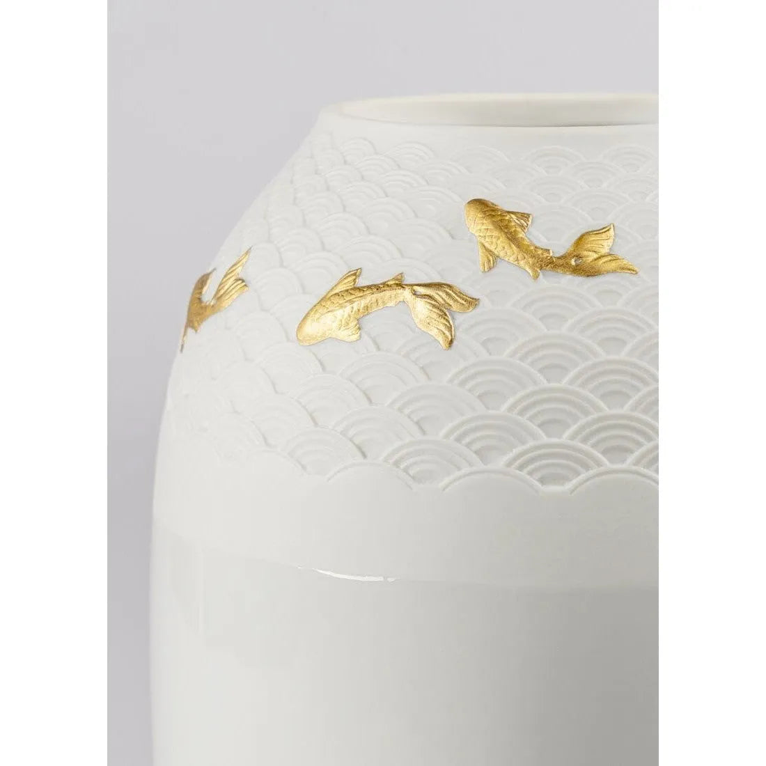 Koi Vase - Golden Luster (Lladro Special Order)